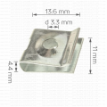 161490 Метална пластина ф3.9 за автомобили Audi BMW Ford Seat Sk