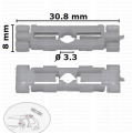 162689 Щипка за лайстните на тавана на Seat Skoda VW