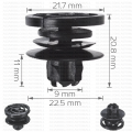 162946 Копче панел врата и лайстни Seat VW