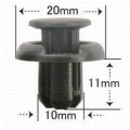 164154 Щипка броня и двигателен отсек Honda.