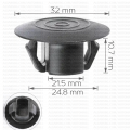 164243 Копче крепеж праг за GM Pontiac Toyota
