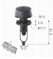 164640 Копче решетка радиатор за TOYOTA