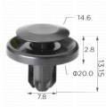 164711 Щипка предни подкалници Subaru