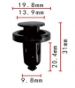 6776 Копче броня калник решетката  Honda Nissan Subaru