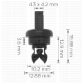 C60702 Копче кора багажник за Citroen Nissan Renault