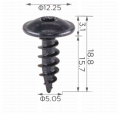 C70641 Винт багажник лайсни прагове Audi Posche VW