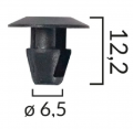 G10093 Крепеж уплътнения на предните и задните врати Alfa Romeo 