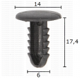 G10450 Щипка багажник калници двигател Audi Ford Opel Seat Skoda