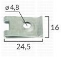 G14202 Щипка държач броня подкалници Audi BMW Ford Mercedes Opel