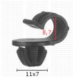 G18089 Крепеж щека капак Alfa Romeo Citroen Fiat Lancia Peugeot