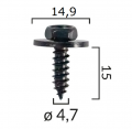 G40523Z Винт монтажен Audi BMW Ford Opel Seat Skoda VW