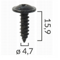 G45195 Винт крепеж аксесоари Alfa Romeo BMW Fiat Lancia