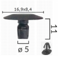 GA82031 Щипка за уплътнения на вратите Peugeot 307 607