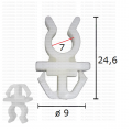GB23322 Щипка крепеж пододпора капак Honda Suzuki Toyota
