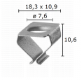 GC70127 Щипка за броня или кори Audi Seat Skoda VW