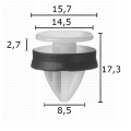 GC70342 Щипка външни лайстни на вратите прагове Ford Opel