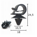 GC70412 Щипка държач за кабели и маркучи BMW MINI