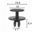 GC70415 Щипка шумоизолация преден капак мокети панели BMW MINI