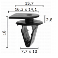 GC70515 Щипка кора предното стъкло уплътнения панели Acura Honda