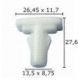 GC70537 Щипка водач за стъклоподемник Audi Seat Skoda VW