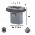 GC70607 Щипка основа брави дръжки кори багажник Infiniti Nissan