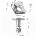 161708 Винт с основа за капак на двигател за Audi Seat Skoda VW