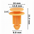 162398 Щипка крепеж панел врата Fiat Skoda