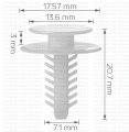 162510 Копче панел врата Alfa Romeo Fiat Iveco Lancia
