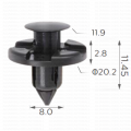 163482 Копче  за калници брони Honda Mitsubishi Nissan