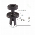 163485 Щифт лайстни праг Audi Citroen Mercedes Peugeot Smart