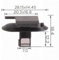 163899 Щипка тапицерска Citroen Chevrolet Opel Peugeot Renault