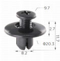 B22045 Щипка Капаци двигателния отсек и багажник Honda Toyota