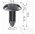 C245 Копче кора багажник за Honda Lexus Nissan Toyota