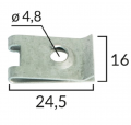 G14202 Щипка държач броня подкалници Audi BMW Ford Mercedes Opel