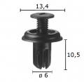 GB22148 Щипка стойки броня преден капак подкалници Acura Honda