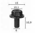 GC70367 Винт прагове броня лайстни Lexus Subaru