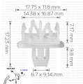 TO75397 Копче декорация калник за Toyota Rav 4